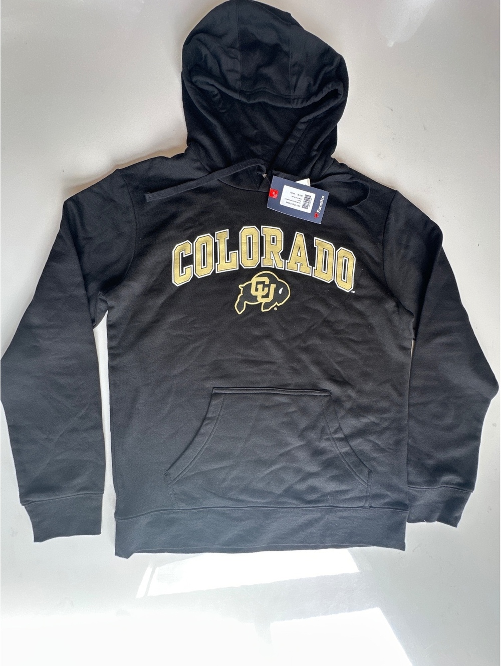 Colorado Buffaloes Fanatics Pullover Hoodie - Adult Medium (M)